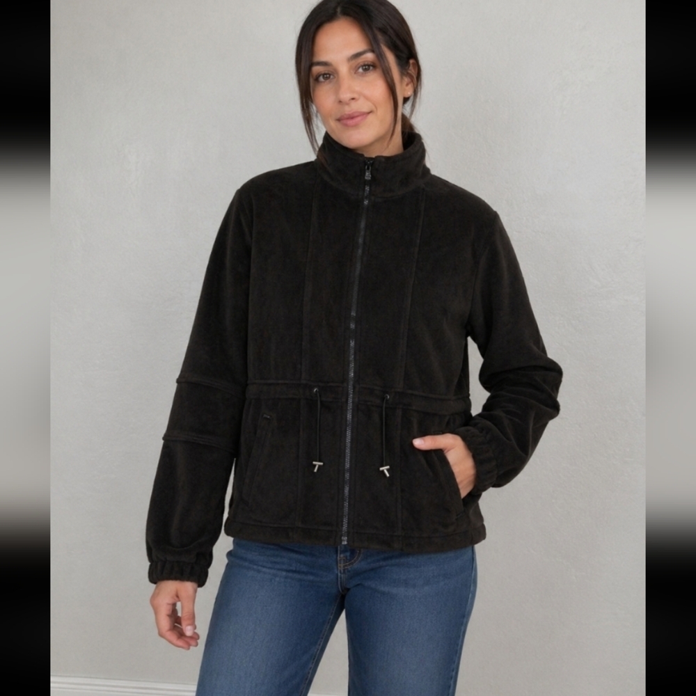 KRISTEN BLAKE Soft Heavy Zip Jacket Small